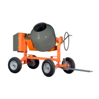 Victor Diesel Site Cement Mixer - 360L Drum (Hatz Engine)