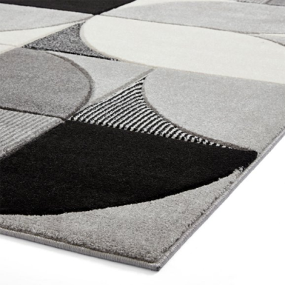 Matrix MT63 Grey/Black Rug 1