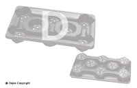 13x8 NEXTRAY+HOLES (4) DESCH GREY PS_38 PACK (35 PER PALLET)