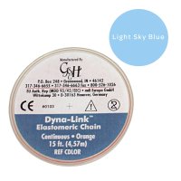 Dyna-Link Chain Continuous Spool (15'/4.572m) Light Sky Blue