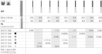 Intensiv SA Standard Diamond Long Cylinder, Parallel Shoulder Bur Size 016 - DMI Dental Consumables Ireland - Next Day Delivery
