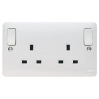 13A 2G 2 Pole Swt Skt Dual Earth OB Rockers | LV0301.0574