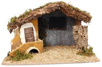 Nativity Shed/No Figures/LED Lights   (89963)