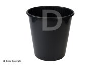 10lt FLOWER BUCKET BLACK PP_1 LOOSE
