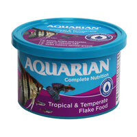 Aquarian Tropical & Temperate Flake Fish Food 50g x 6
