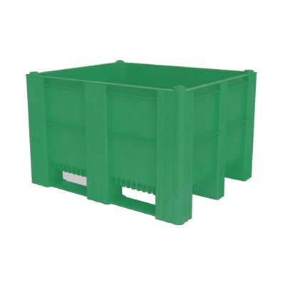 Solid Box Pallet - 605ltr, Green