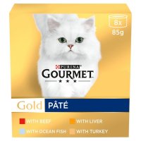 Gourmet Gold Cat Can Pate Recipes 85g 8pk x 6