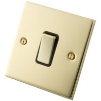 Polished Brass 1 G 2 Way Intermediate Switch 6052-007