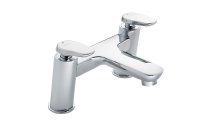 Tucker French Firth Two Taphole Bath Filler Chrome