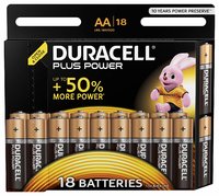 Batteries Duracell AA-Type MN1500 18Pkt