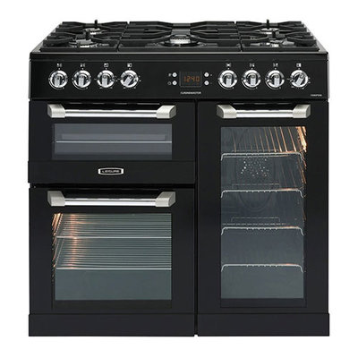 Leisure Cuisinemaster Dual Fuel Range Cooker - Black & Chrome