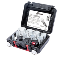HOLE SAW SET (E0100238) 13 PIECE ELECTRICIANS QUICKCORE 20, 22, 25, 29, 35, 40, 51, 60 & 64MM
