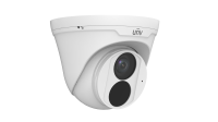 UNV UC-IPC3615LE-ADF28K-H-W white turret camera front view, IC PLUS
