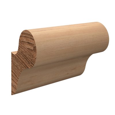 Wallfix (Pigs Ear) Handrail 50x115mm x 4.5m (FIN 44x102mm)
