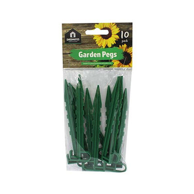Large Groundcover Plastic Pegs - 10 Pack