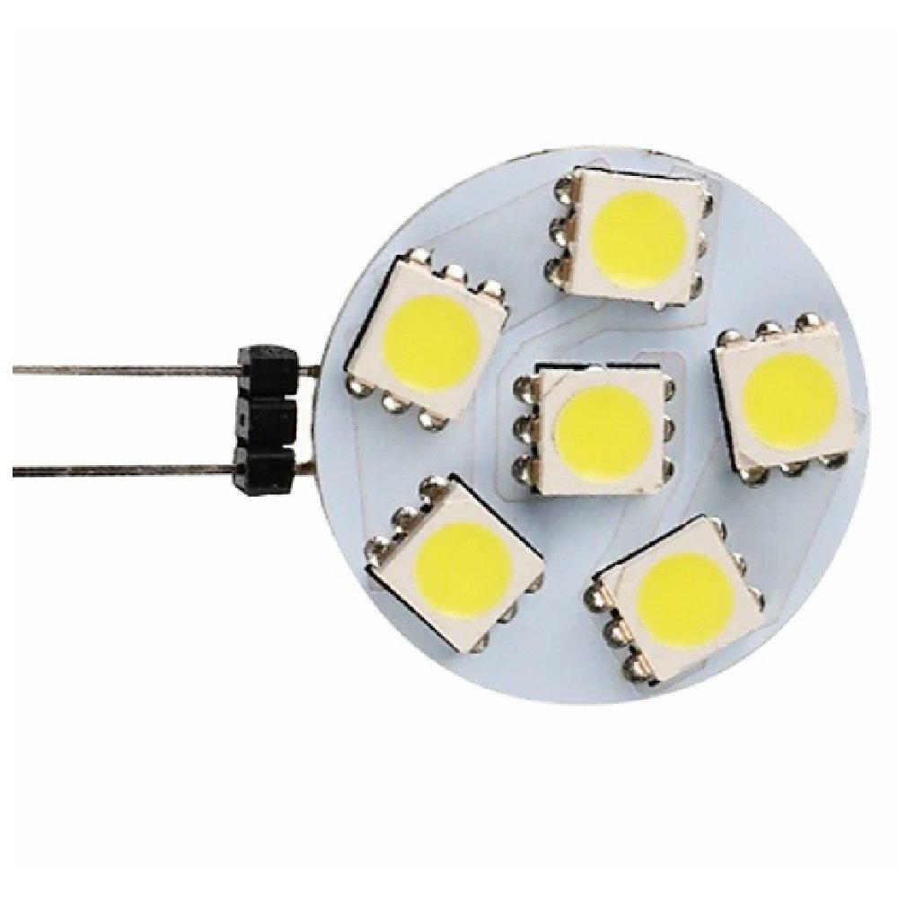 6 LED 12V Trans Ax G4 Base Bulb (1.3W)
