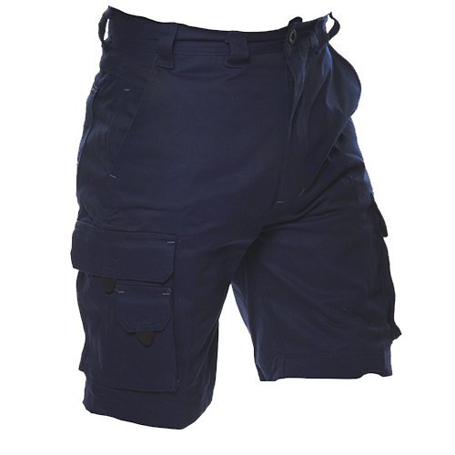 Cargo Shorts, 280gsm Cotton, Navy