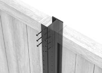 Durapost Metal H Post Anthracite Grey 2.4 Metre