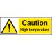 Caution high temperature