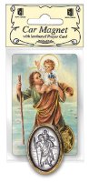 Car Plaque/Prayer Leaflet/St.Christopher   (72425)