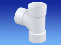 Waste Tee - 40mm (1.5 inch) White EP4090TW