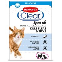 Bob Martin Cat Flea Clear Spot On VMD 10x1