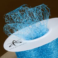 Spider Web Net On Ribbon Turquoise - 3.8cm x 20m