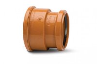 POLYPIPE UG434 DOUBLE SOCKET 110mm CLAY ADAPTOR