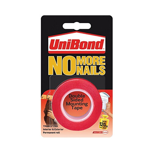 UniBond No More Nails Permanent Roll - 19 mm x 1.5 m