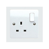 MK Logic Plus Socket Switched 1 Gang DP 13A (White)