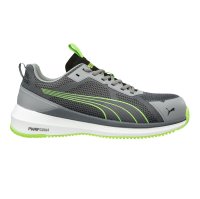 PUMA SAFETY SHOE SLIDE GREY GREEN LOW ESD S1PS