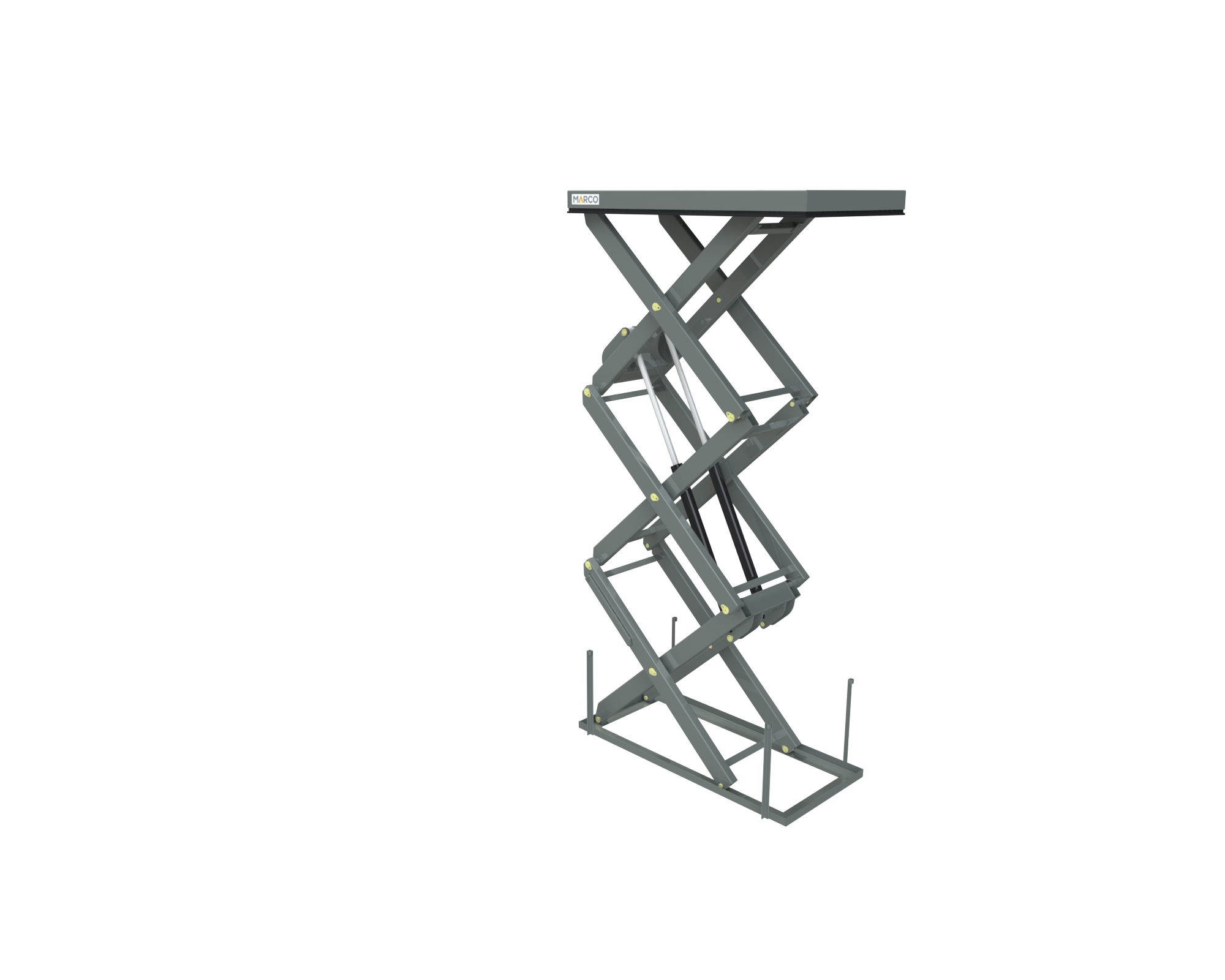 MARCO multi-stage high-lift table for extended vertical travel