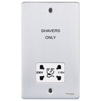 Schneider Ultimate Low Profile Shaver Socket