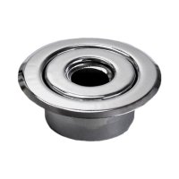 2 Piece Recessed Escutcheon, 1/2", Chrome