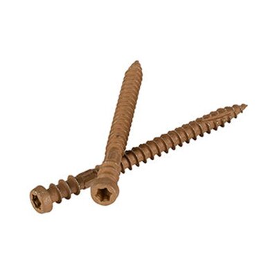 TopLoc Composite Decking Screws - Oak (Box of 85 Screws)