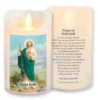 LED Candle/Scented Wax/Timer/St.Jude   (86688)