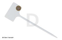 33cm WHITE T LABELS (SL340)