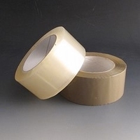 Clear adhesive packing tape.