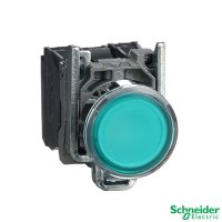 Schneider TELXB4BW33G5 | Telemecanique XB4BW33G5 Green Flush Pushbutton 110-120V