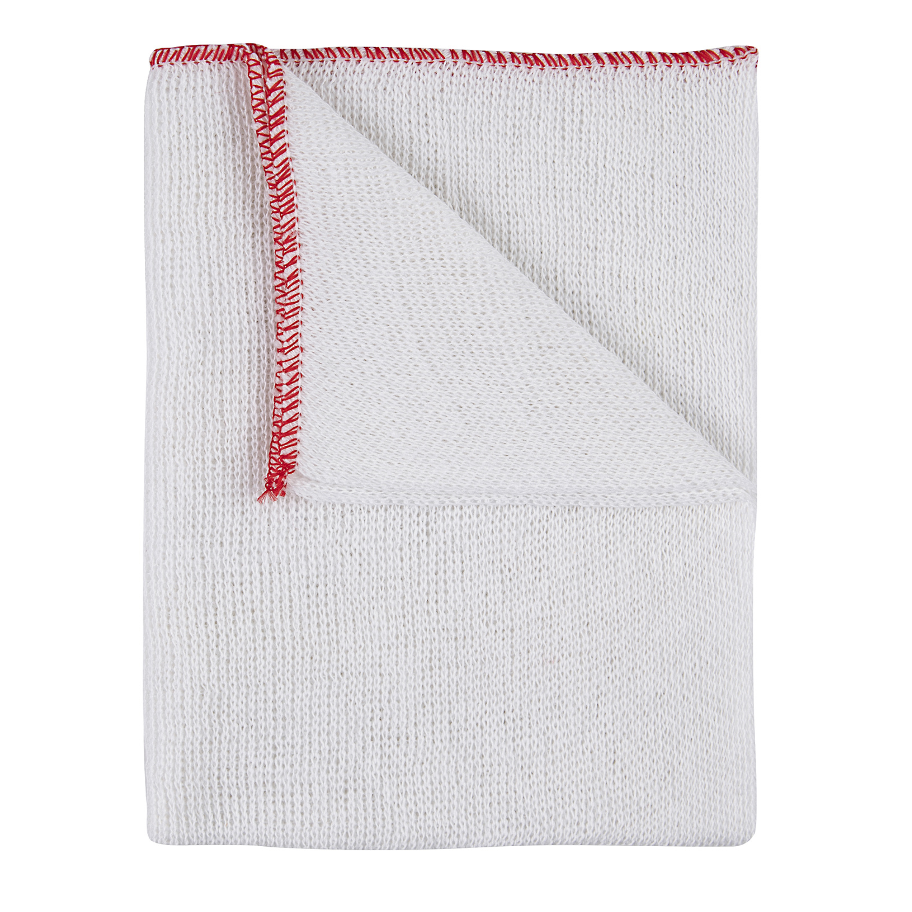 Dish Cloth, Red, 12" x 11"