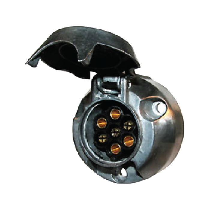 7 Pin Metal Socket