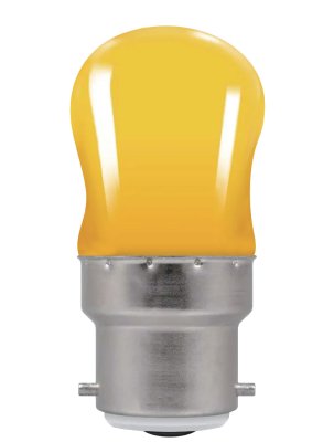 EVOLAMP 2W YELLOW LED PYGMY B22 | PYFLED/Y