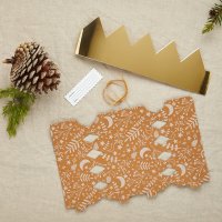 Kraft Patterned DIY Crackers - Pack of 6