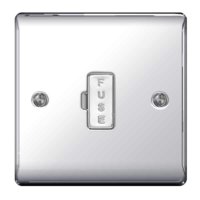 NEXUS POLISHED CHROME 13A FUSED CONNECTION UNIT UNSWITCHED