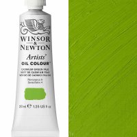Winsor & Newton - 37ml Cad Green Pale  - Artists Oil - Series