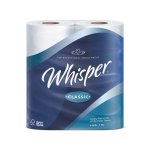 WHISPER CLASSIC LUXURY 3PLY TOILET ROLLS 40PK