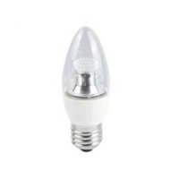 4W-(25W) 35MM LED CLEAR CANDLE DIMMABLE   240V ES/E27 CLEAR WARM WHITE