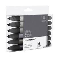 Winsor & Newton - Promarker x 6 Set - Neutral Tones