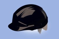 Centurion Reflex Mid Peak Safety Helmet - Black 51- 63cm