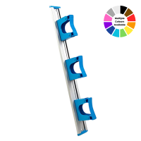 Hillbrush Rail With Hold2 Shovel Hangers